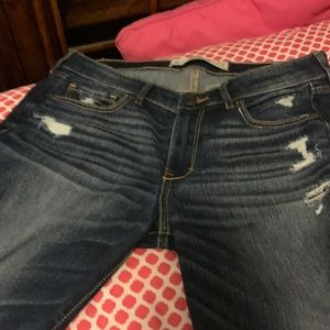 Distressed under pockets only ABERCROMBIE & FITCH JEANS
